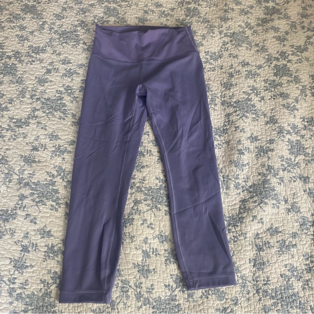 Lululemon Wunder Train High-Rise Crop 23” Dark Lavender Size 8
